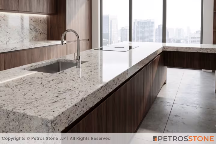 Andromeda White Granite Kitchen